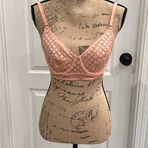 Adore Me Peach Underwire Bra